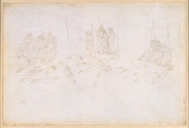 La Divine Comédie, Purgatoire XXI. Cinquième cercle du Purgatoire : pénitence des avares et des prodigues ; apparition de Stace