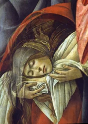 Déploration sur le Christ mort, détail de Marie Madeleine, 1490-1500, détail de 44244