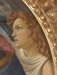 Marie avec enfant et cinq anges