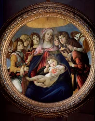 Vierge et Enfant et Six Anges, dite Madonna della Melagrana