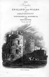 Porte de la Tour, Tour de Londres, 1815
