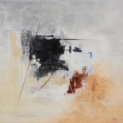 Au-delà de la forme, 2021 (acrylique sur toile)