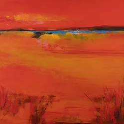Réchauffement de la terre, 2022 (acrylique sur toile)