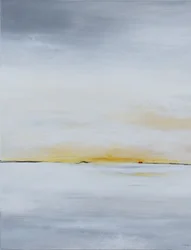 Champs de glace, 2018 (acrylique sur toile)