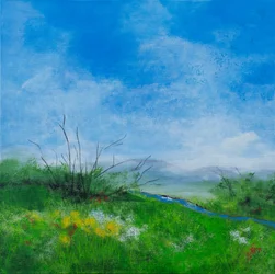Quiet Brook, 2023 (acrylique sur toile)