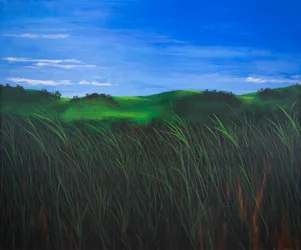 Collines roulantes, 2022 (acrylique sur toile)