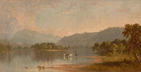 Mont Washington depuis la rivière Saco 1858