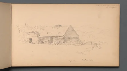 Carnet de croquis, page 14 : "Chutes de Berlin le 2 septembre".