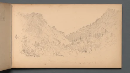 Carnet de croquis, page 18 : "Dixville Notch, 4 septembre 1989".