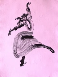 Flux de danse abstraite