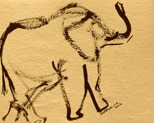 Dessin abstrait d