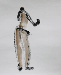 Figure nue abstraite