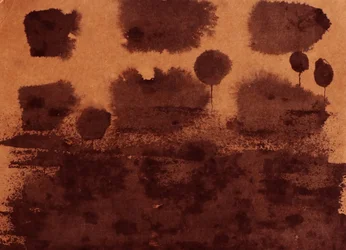 Paysage abstrait sépia