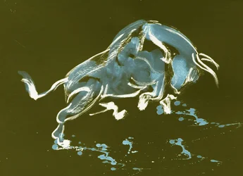 Blue Bull à la charge