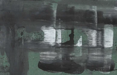 Reflets vert foncé