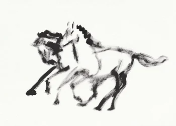 Chevaux au galop dynamiques