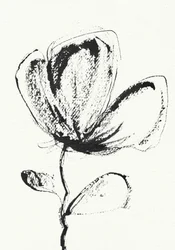 Fleur expressive à l