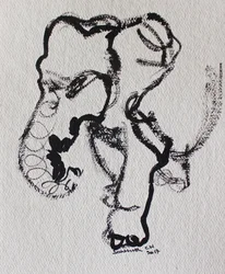Dessin linéaire expressif