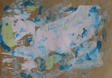Abstrait doux bleu-vert