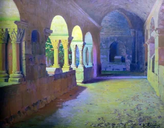 Le cloître roman de Sant Benet de Bages