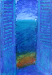 Volets bleus