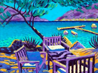 La Mer # , 2022 (acrylique sur panneau)
