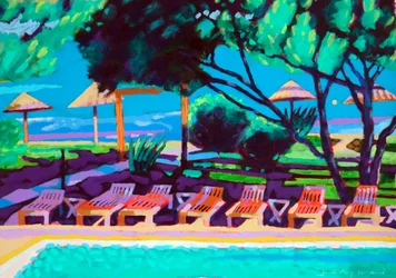 La Mer # , 2022 (acrylique sur panneau)