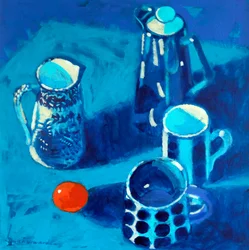 Nature morte n° 47, 2025 (acrylique sur panneau)