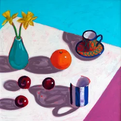 Nature morte n° 50, 2025 (acrylique sur panneau)