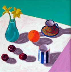 Nature morte n°51, 2025 (acrylique sur panneau)