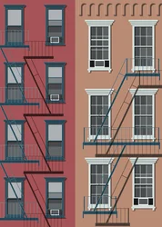 Maison de ville de New York, 2017 (numérique)