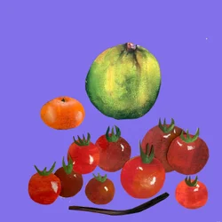 Fruits et légumes découpés