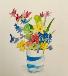 Fleurs de printemps II, 2020