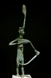Culture nuragique sarde : statuette en bronze d