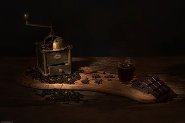 Café noir et chocolat
