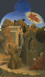 La Stigmatisation de Saint François du retable de Borgo del Santo Sepolcro, 1437-1444