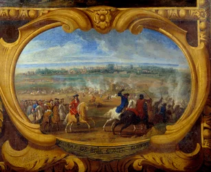 Les actions de Louis II prince de Bourbon Condé, bataille de Brie (détail)