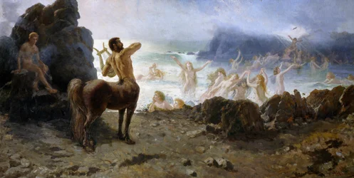 Centaur Chiron tentant de se libérer
