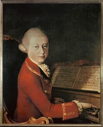 Mozart à Vérone (huile sur toile)