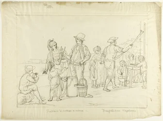 Vendeurs de gelati et de caramelle