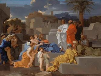 Le Christ recevant les enfants, vers 1655
