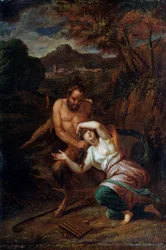 Pan et la nymphe Syrinx, XVIIe siècle
