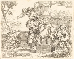 Saint Joseph écoutant le conseil de l