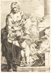 Vierge et Enfant piétinant le péché