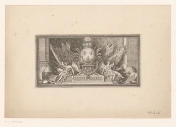 Vignette avec globe terrestre et blason de la France