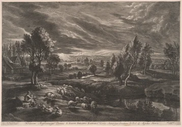 Paysage avec moutons, de Les Petits Paysages