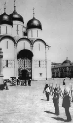 La cathédrale de la Dormition au Kremlin de Moscou, Russie, 1883