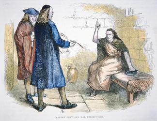 Martha Corey est accusée de sorcellerie lors des procès des sorcières de Salem en 1692