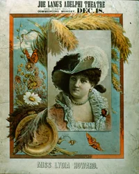 Mlle Lydia Howard (lithographie en couleur)