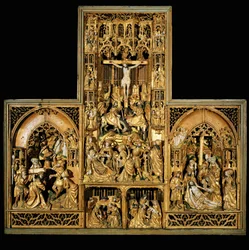 Autel de la Passion, vers 1500-10 (chêne)